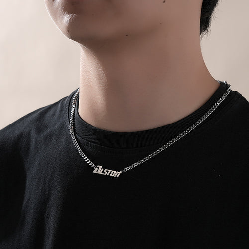 Letter necklace