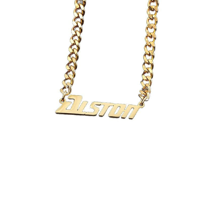 Letter necklace