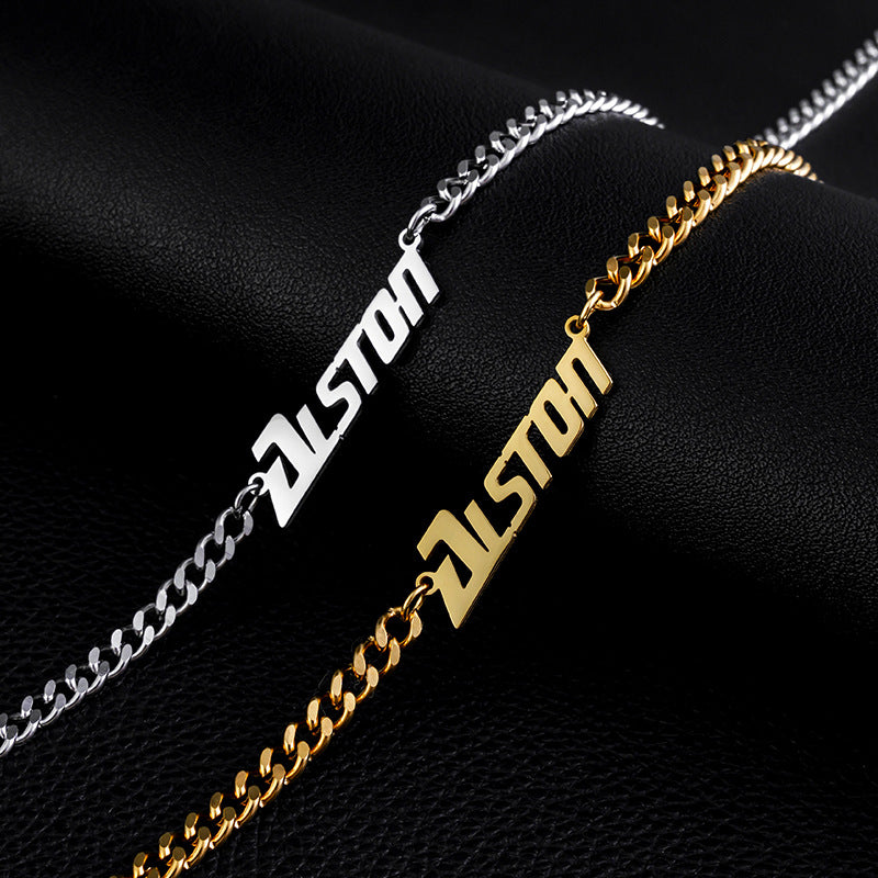 Letter necklace