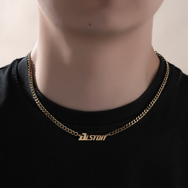 Letter necklace