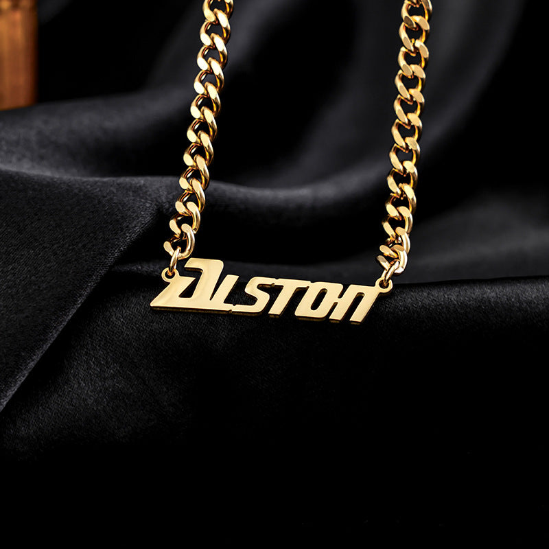 Letter necklace